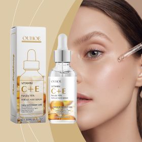 OUHOE Facial Firming Serum, Gentle Daily Moisturizing Moisturizing Skin Smooth Elastic Skin Care Essence
