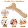 Wood Therapy Massage Tool Lymphatic Drainage Paddle Wooden Scraping Tools Therapy Massager Body Sculpting Tool