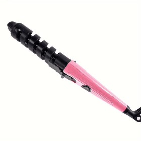 Pink Curling Iron - Instantly Creates Bouncy Curls, Beautifully Designed For A Youthful Look, Heats Up Quickly While Protecting Hair, A Beginner-frien