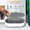 UV Light Sanitizer Box Portable 10W Phone Wireless Charging Disinfection Lamp w/ Aroma Diffuser Sterilizing Box For Jewelry Watch Wallet Keys