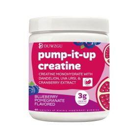 Creatine Gummy Candy Blueberry And Pomegranate Flavor