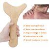Wood Therapy Massage Tool Lymphatic Drainage Paddle Wooden Scraping Tools Therapy Massager Body Sculpting Tool