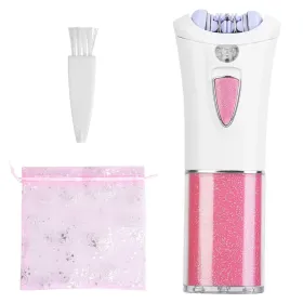 Glide Epilator For Women Cordless Women Shaver Facial Body Hair Remover Razor For Women Electric Tweezers Bikini Epilator Trimmer With LED Light