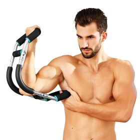 1Pc Adjustable Twister Arm Exerciser Spring Workout Bar Strength Enhancer For Men With 3 Resistance Levels 66 To 110LBS Chest Biceps Triceps Thighs Ba (Option: Black)