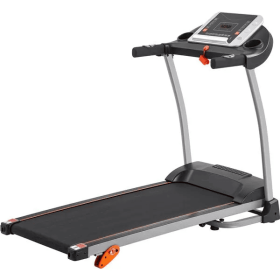 Easy Folding Treadmill For Home Use, 2.5HP Electric Running, Jogging & Walking Machine With Device Holder & Pulse Sensor, 3-Level Incline Adjustable C (Option: Black)