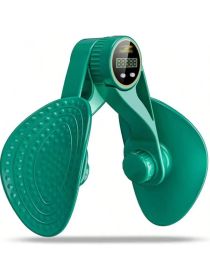 Women's Three-level Strength Band Counting Display Resistance Band Thigh Trainer Inner Thigh Trainer Pelvic Floor Exercise Equipment Kegel Exerciser (Option: Green)