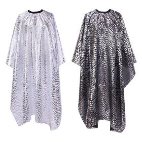 Haircut Hairdressing Barber Feather Cloth Adults Home Salon Waterproof Feather Hairdressing Cloth Apron Hair Cut Gown Cape New (Color: Black Feather)
